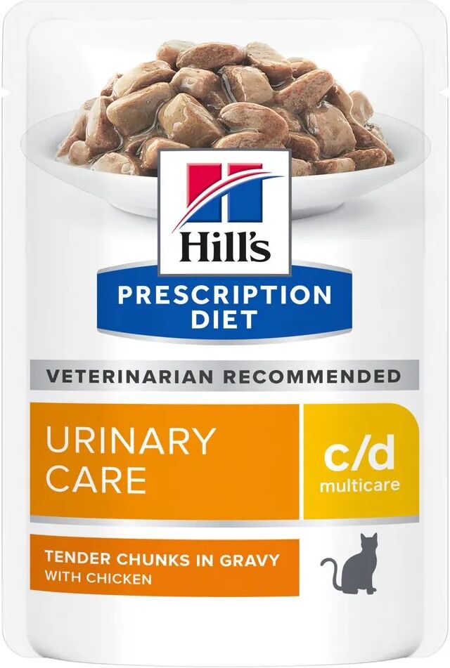 hills hill's prescription diet c/d urinary care multicare alimento umido per gatti 85g