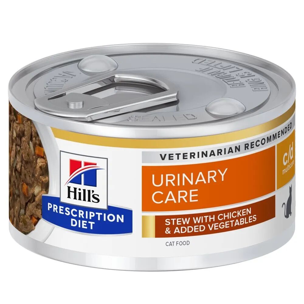 hills hill's prescription diet c/d urinary care multicare spezzatino per gatti 82g