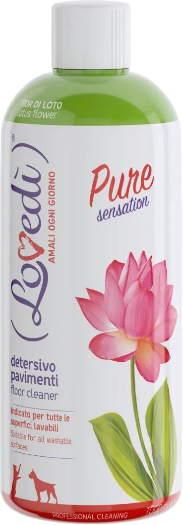 lovedi detersivo pavimenti pure sensation fiori di loto 1l