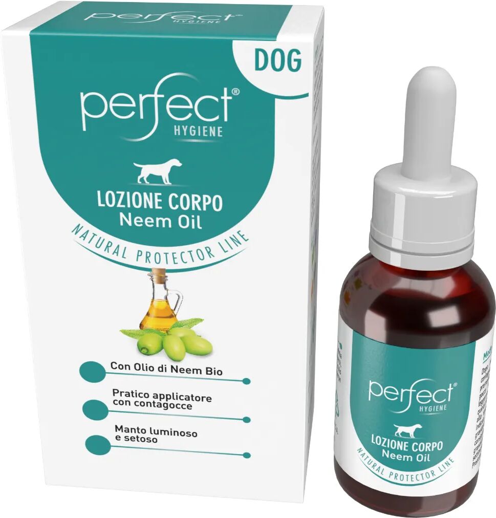 perfect lozione corpo olio di neem per cane 30ml