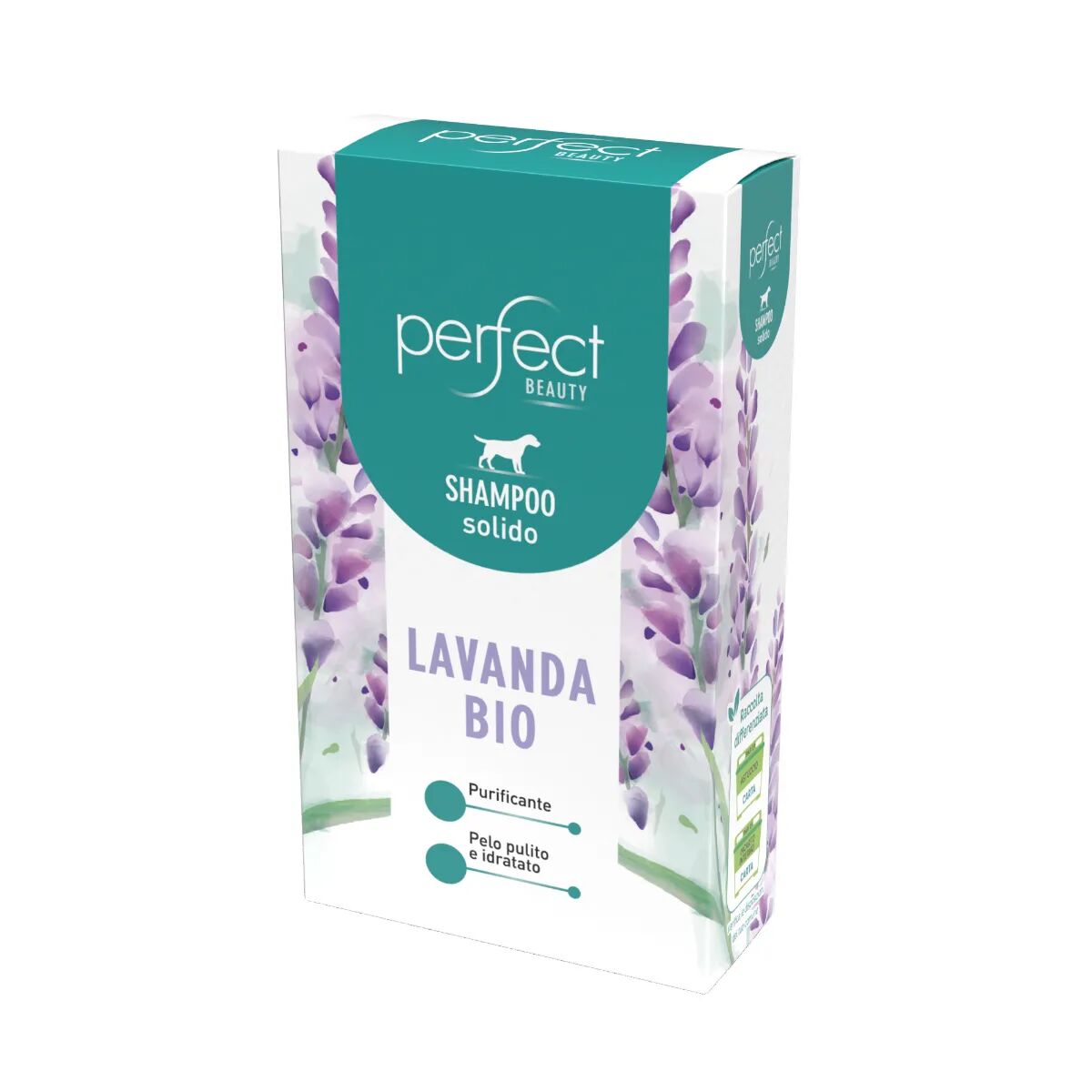 perfect shampoo solido per cane purificante con lavanda bio 100g