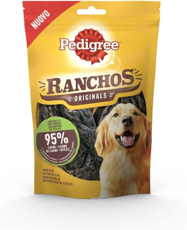 pedigree snack cane ranchos originals agnello 70g 70g