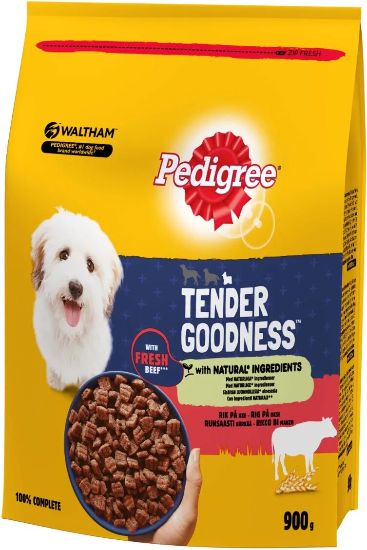 pedigree cibo secco cane tender goodness small manzo 900g