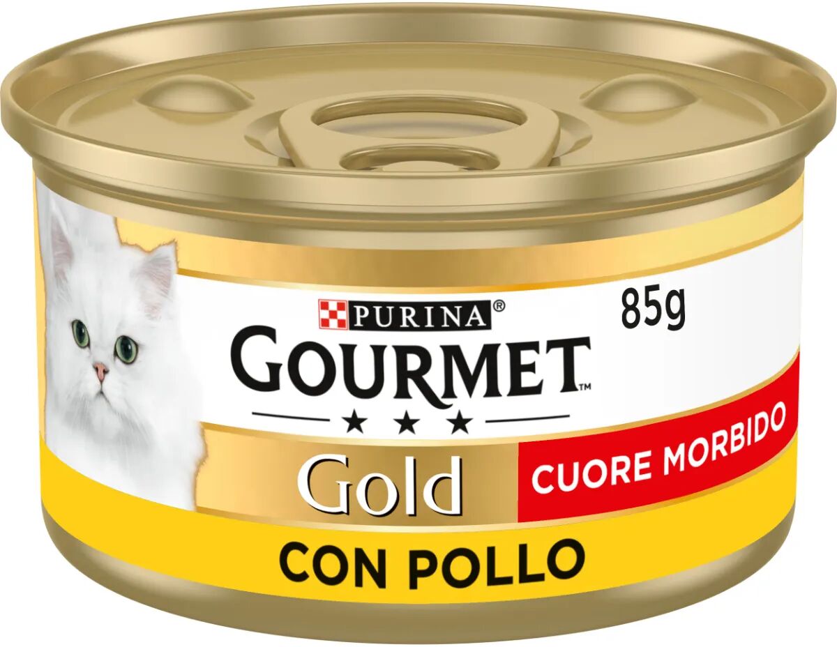 gourmet gold cuore morbido cat lattina multipack 24x85g pollo