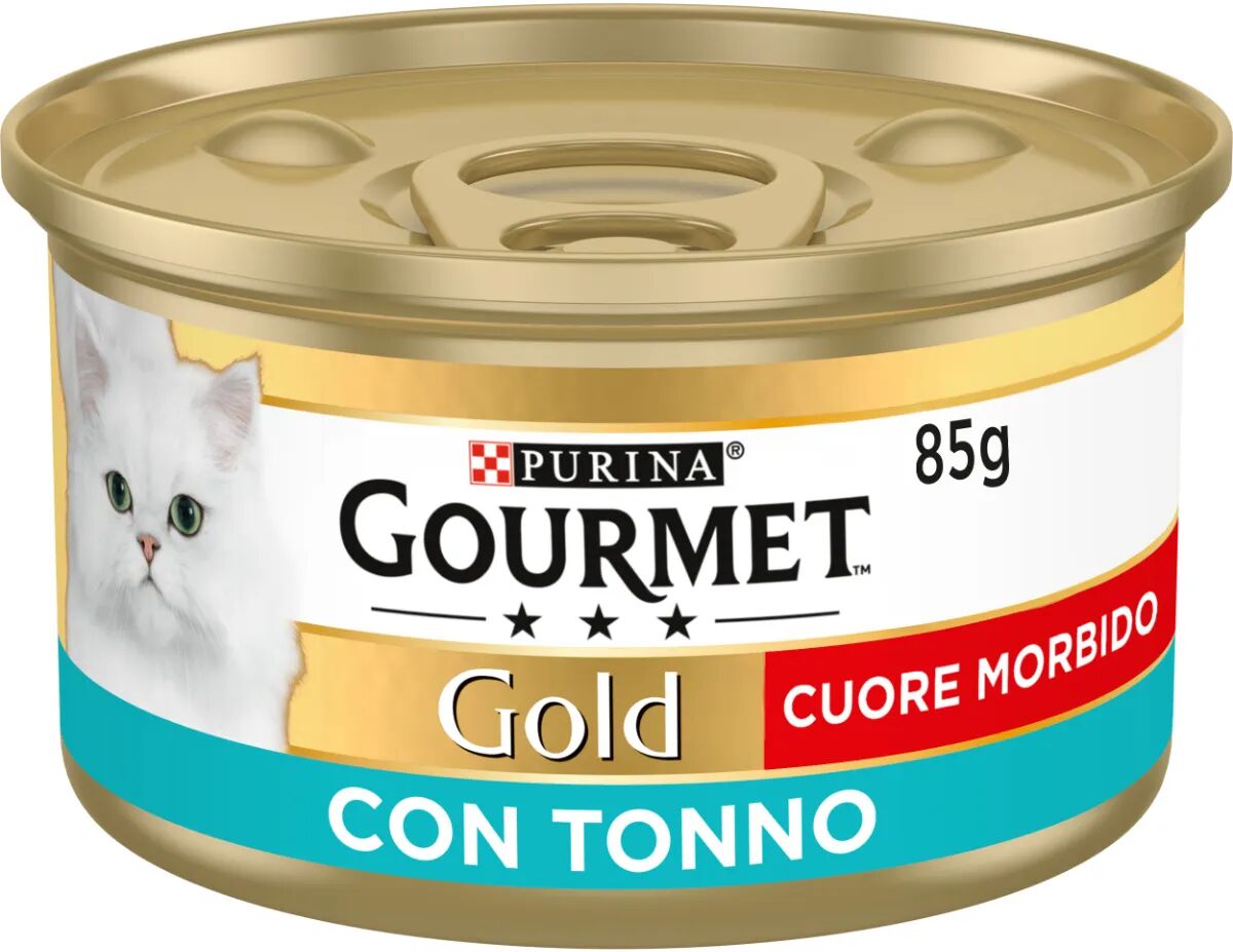 gourmet gold cuore morbido cat lattina multipack 24x85g tonno