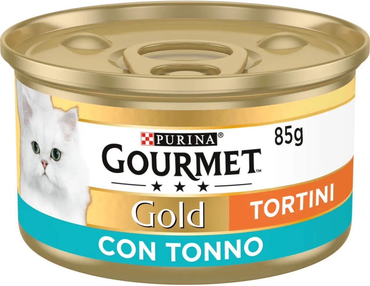 gourmet gold tortini cat lattina multipack 24x85g tonno