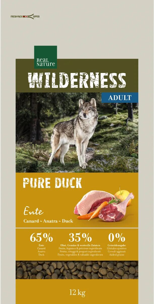 real nature wilderness dog purè anatra 12kg