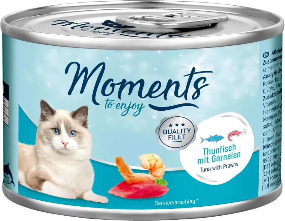 moments cat lattina multipack 6x140g tonno e gamberetti