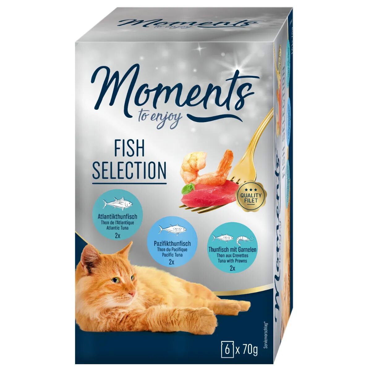 moments cat busta multipack 6x70g mix pesce