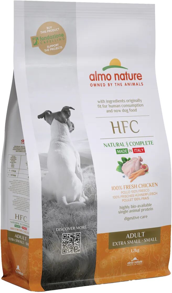 almo nature dog hfc natural&complete pollo 1.2kg