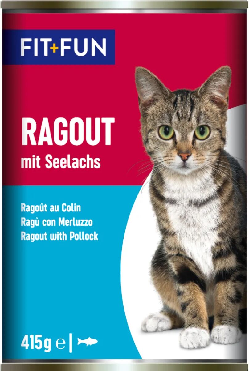 fit and fun fit+fun cat ragout lattina 415g merluzzo