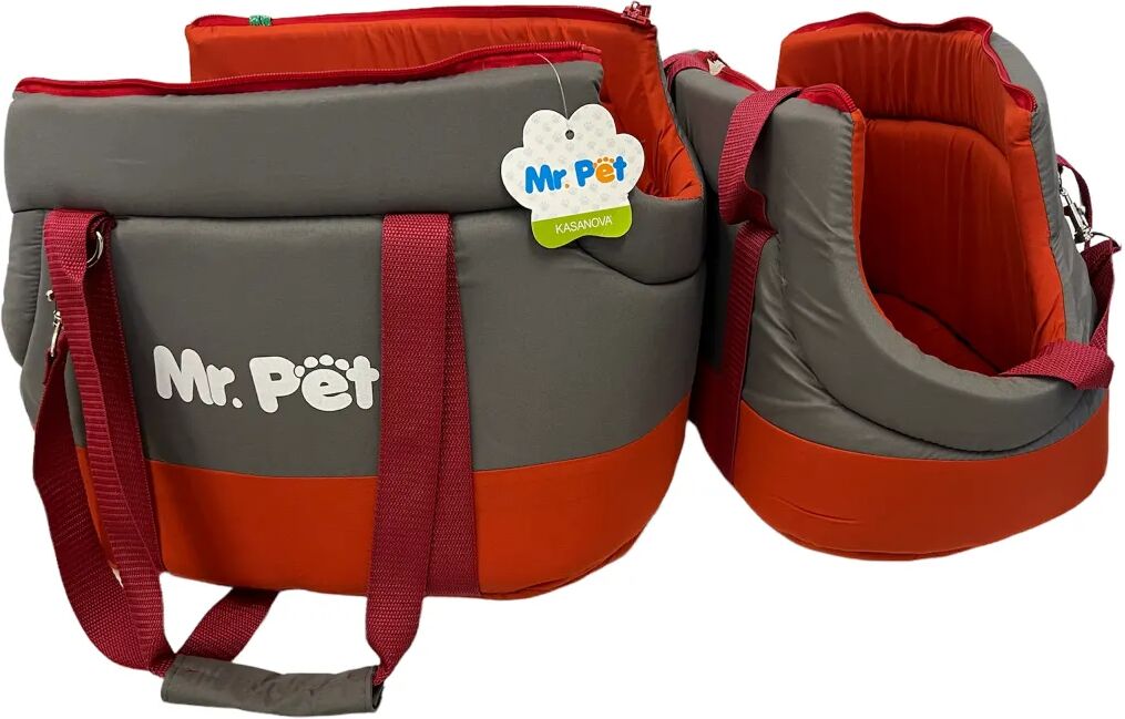 mr pet set 2 trasportini per cane 2 pz