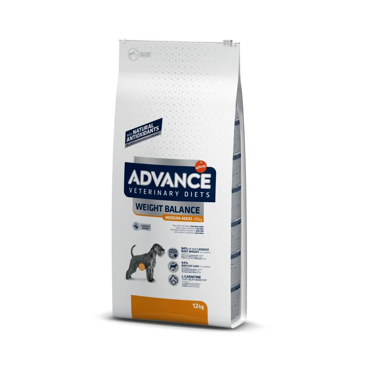 advance diet dog weight md/mx 12kg