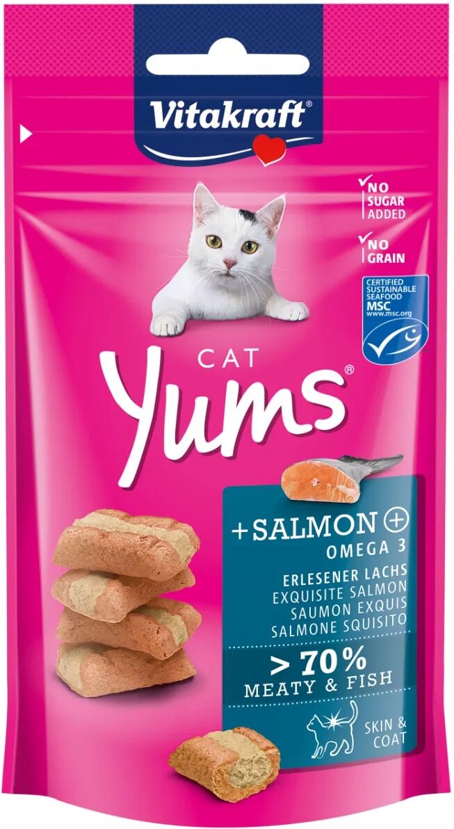 vitakraft cat yums 40g salmone