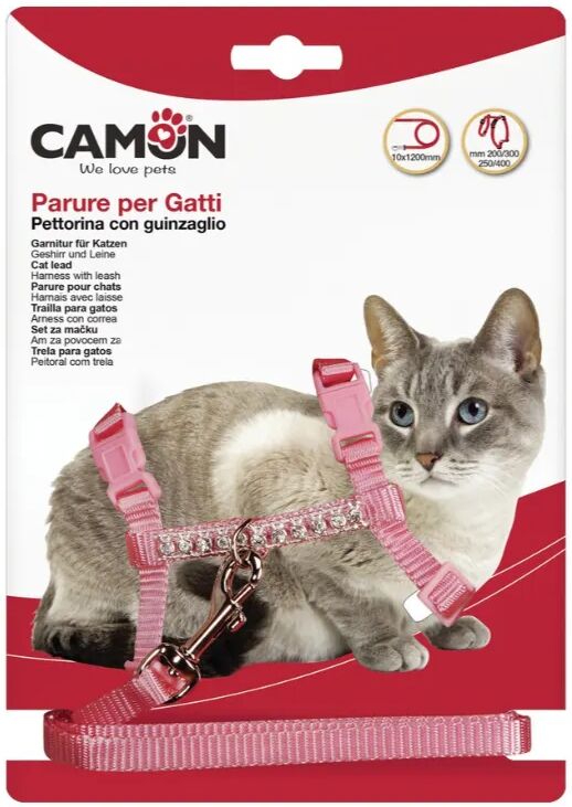 camon parure gatti strass 1x140cm