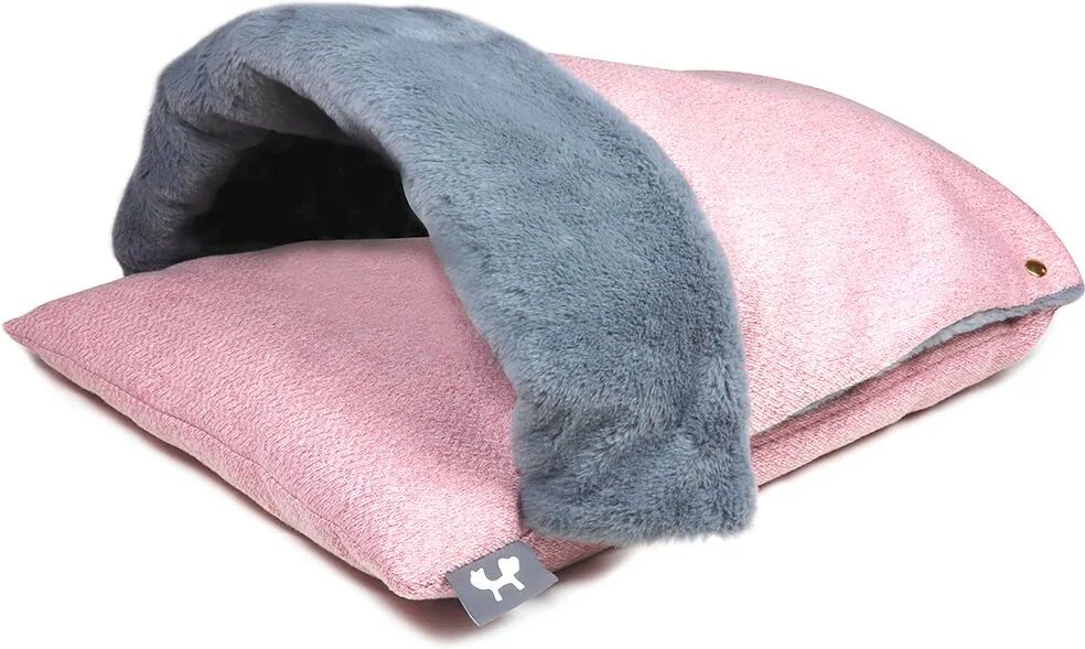 united cuccia sacco cangaroo con coperta per gatto rosa