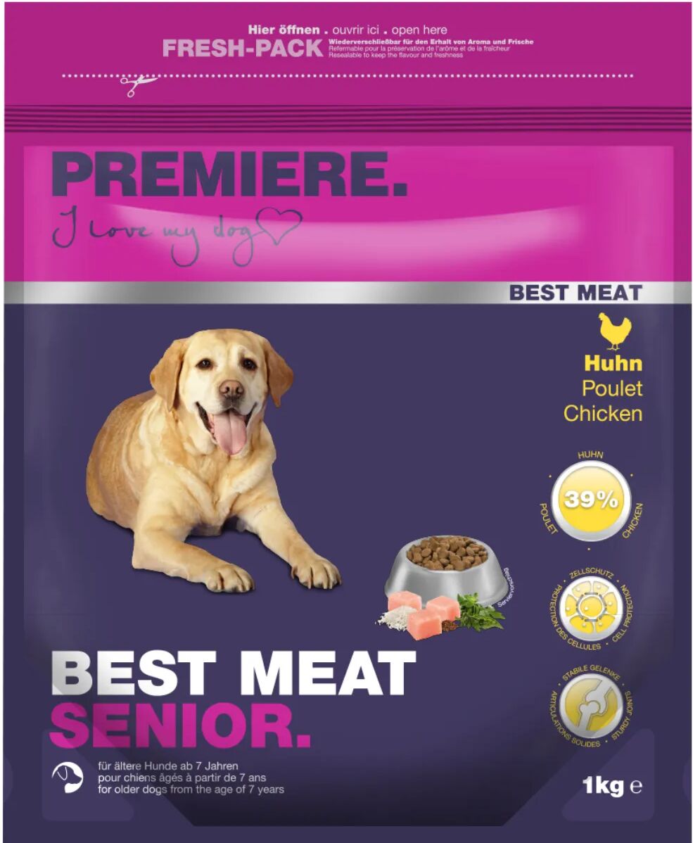 premiere best meat  cane senior al pollo 1kg