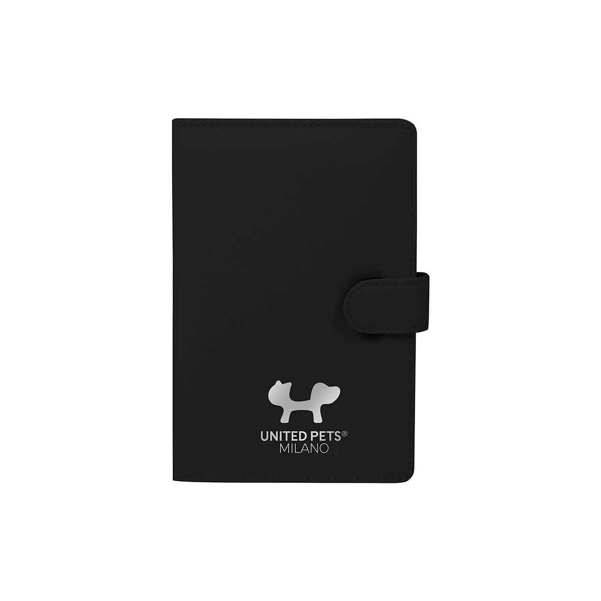 united portadocumenti libretto sanitario passport case pet eco nero