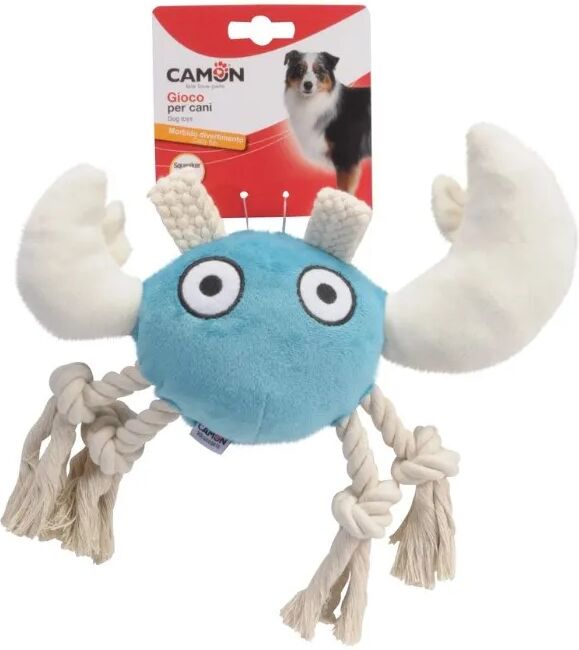 camon peluche con squeaker granchio cm.34