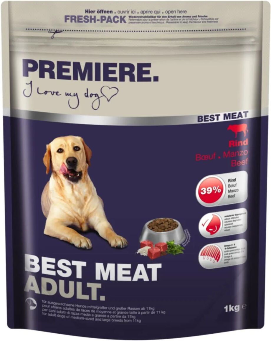 premiere best meat cane adult manzo 1kg