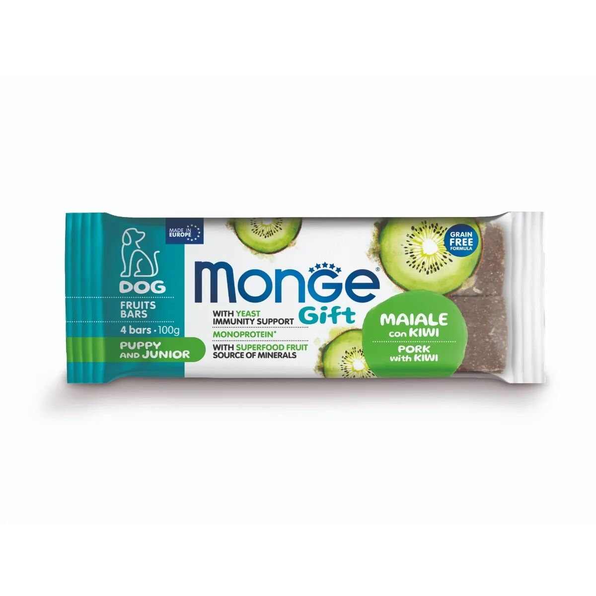 monge gift fruits junior maiale e kiwi 2pz