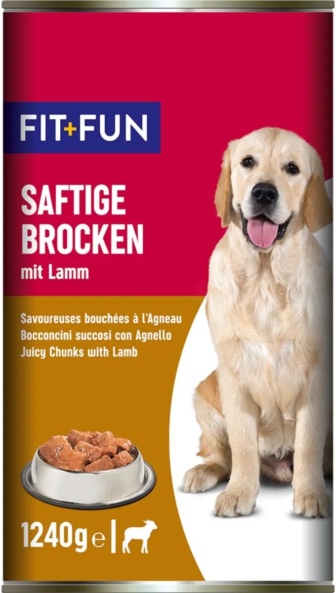 fit and fun fit+fun dog lattina 1240g agnello