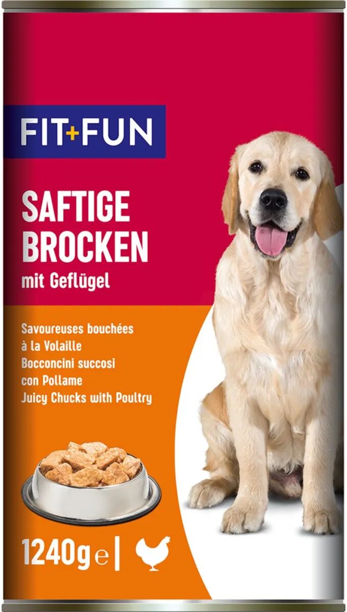 fit and fun fit+fun dog lattina 1240g pollame