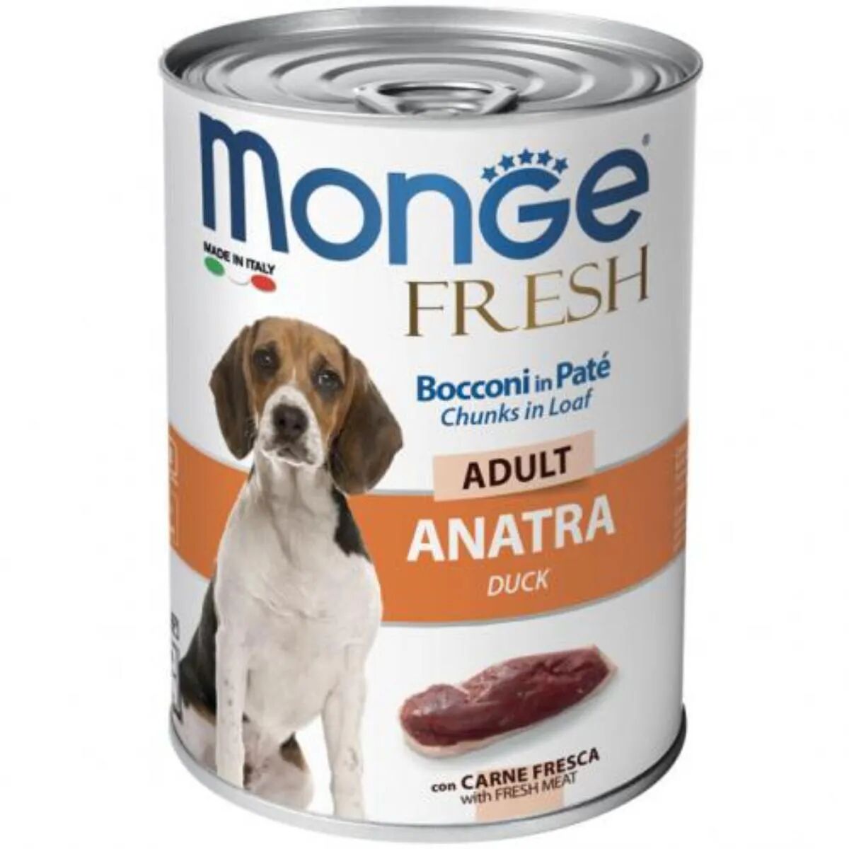 monge fresh dog lattina 400g anatra