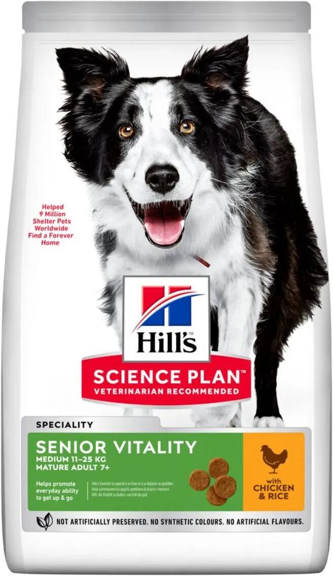 hills hill's science plan senior vitality medium mature adult 7+ 2.5kg