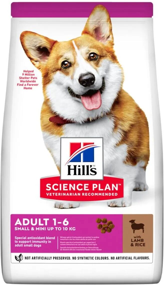 hills hill's science plan dog small mini adult agnello 300g