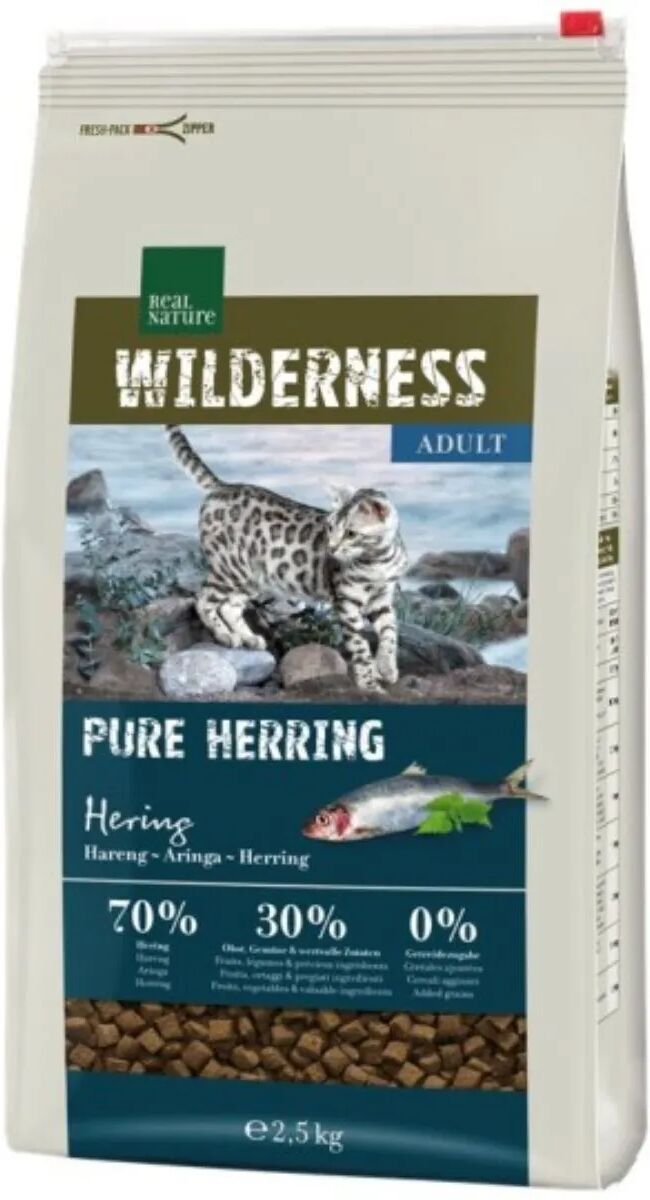 real nature wilderness cat adult pure aringa 2.5kg