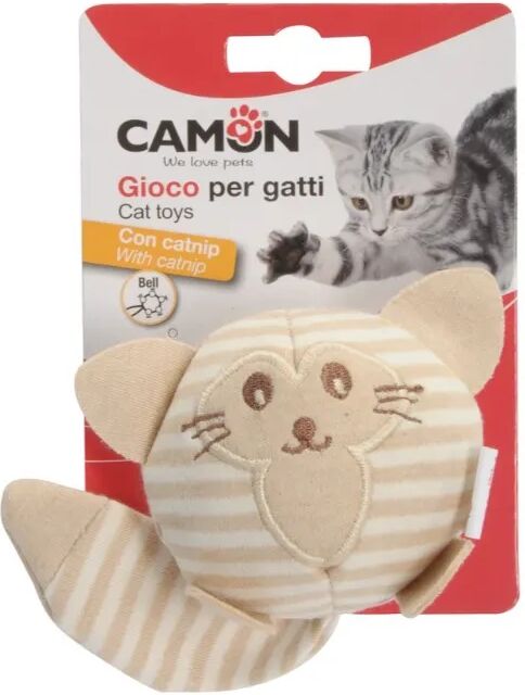 camon gioco per gatti soggetti assortiti con catnip e campanelli cm.7