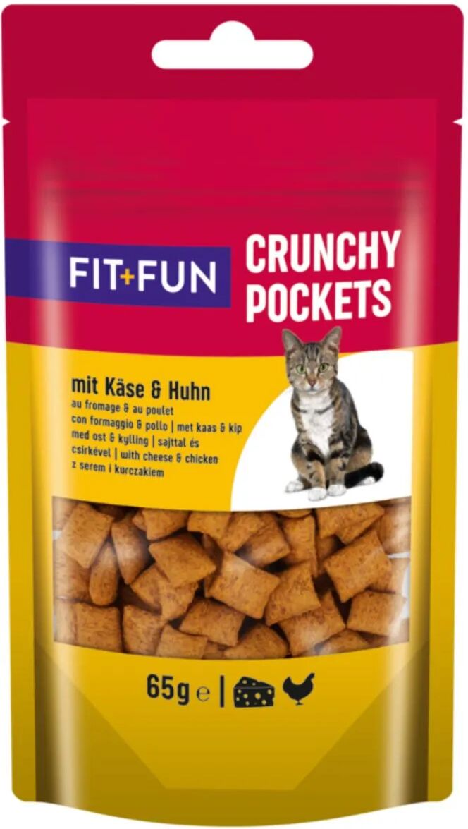 fit and fun crunchy pocket 65g formaggio/pollo