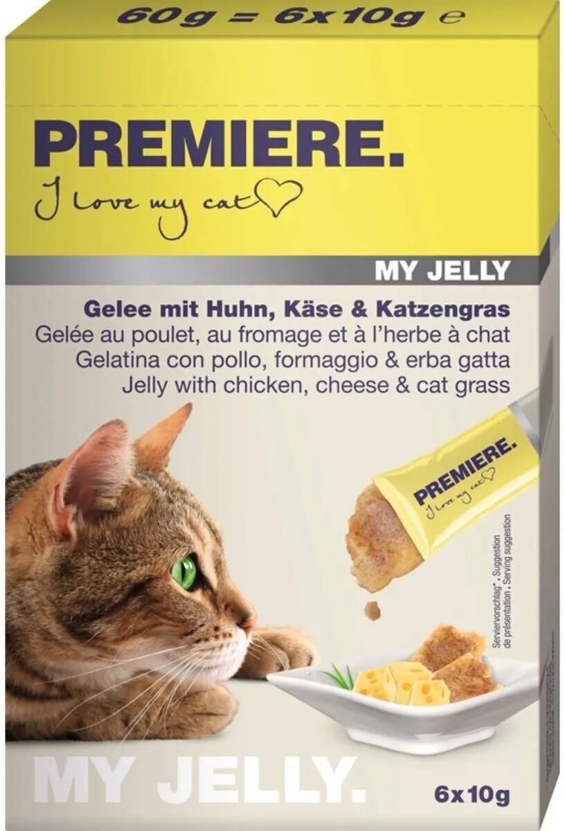 premiere snack cat my jelly 10gx6 pollo/formaggio