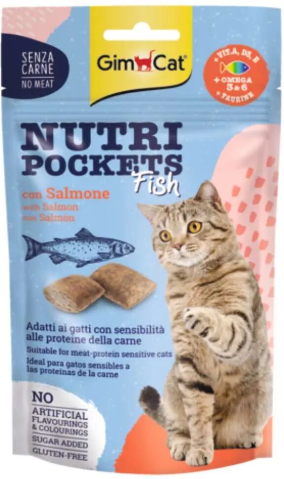 gimcat nutri pockets 60g salmone