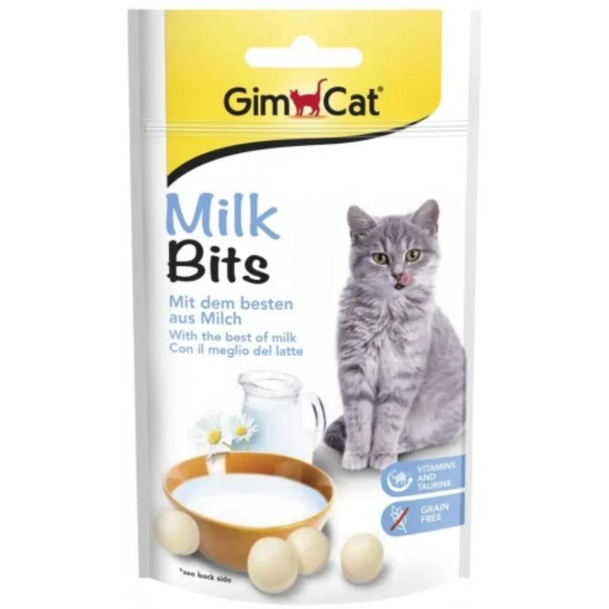 gimcat snack cat milk bits 40g