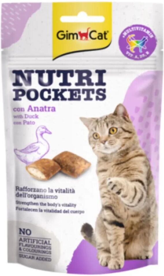 gimcat nutri pockets 60g anatra