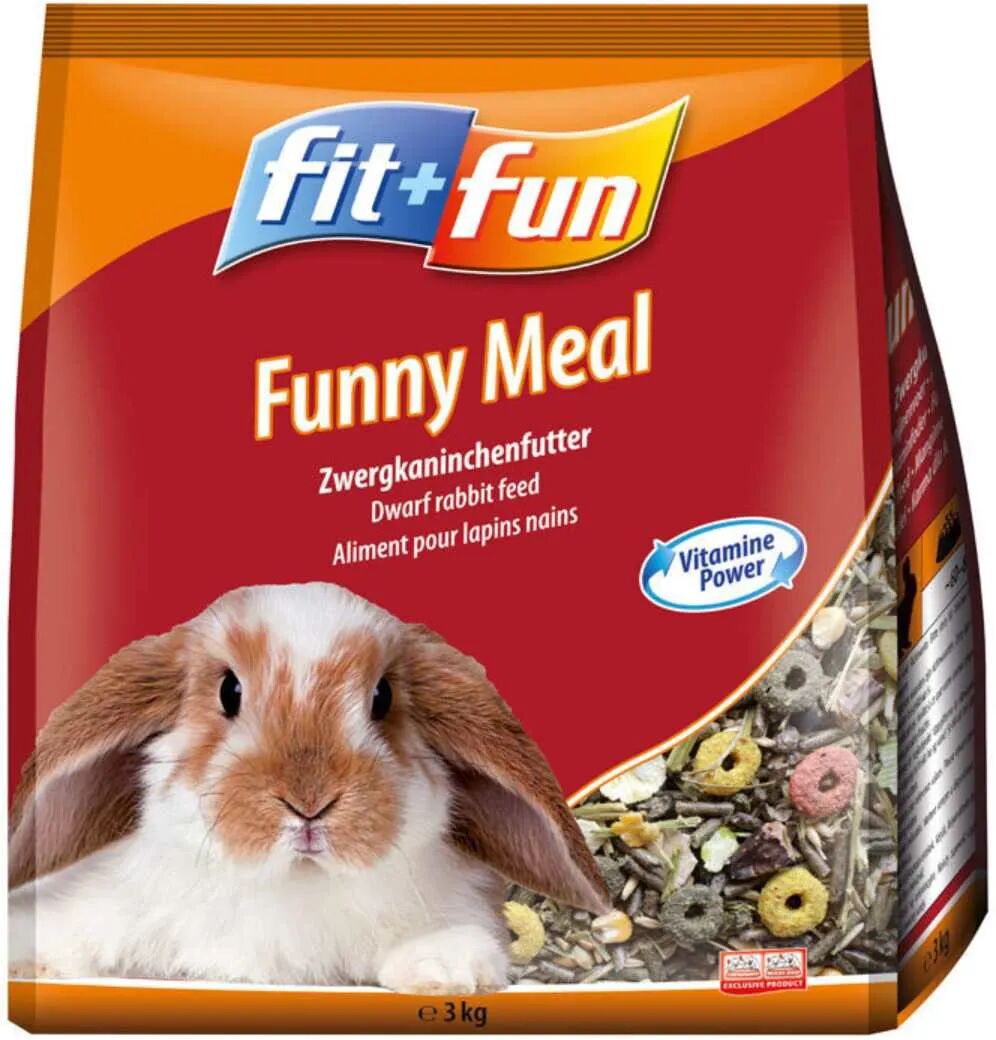 fit and fun mangime per coniglio nano 3kg