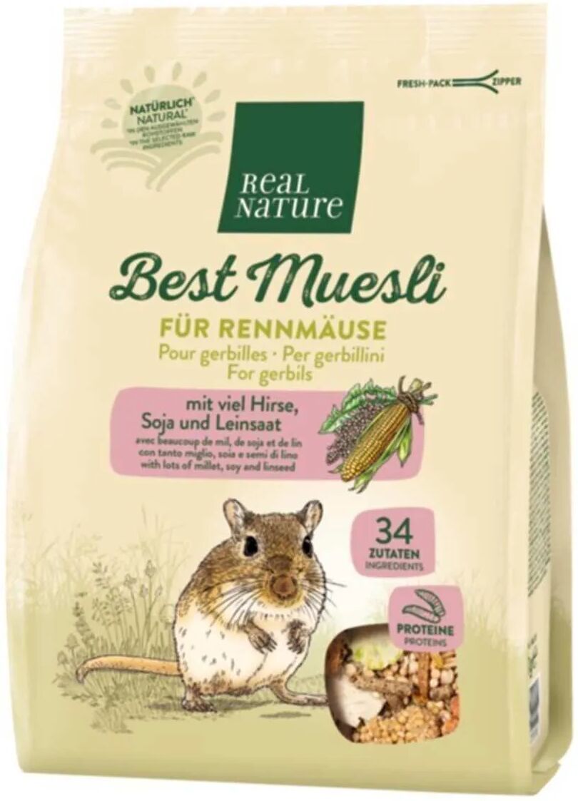 real nature mangime per gerbilli 500g