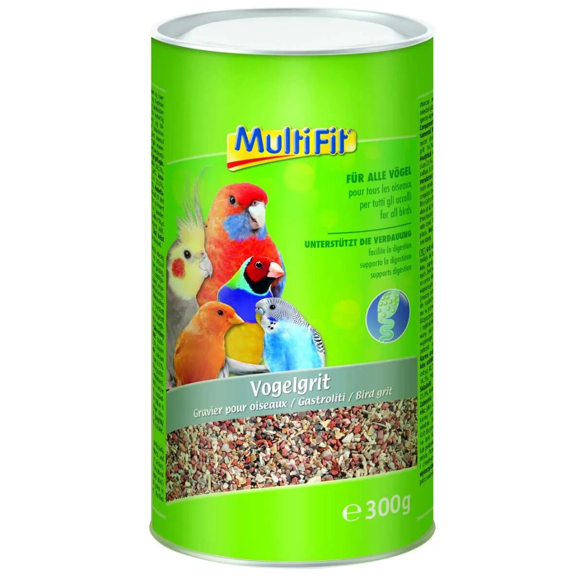 multifit mangime mix grit per uccelli 300g