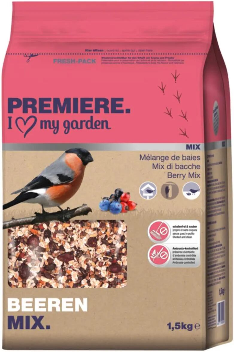 premiere mangime per uccelli mix bacche 1.5kg