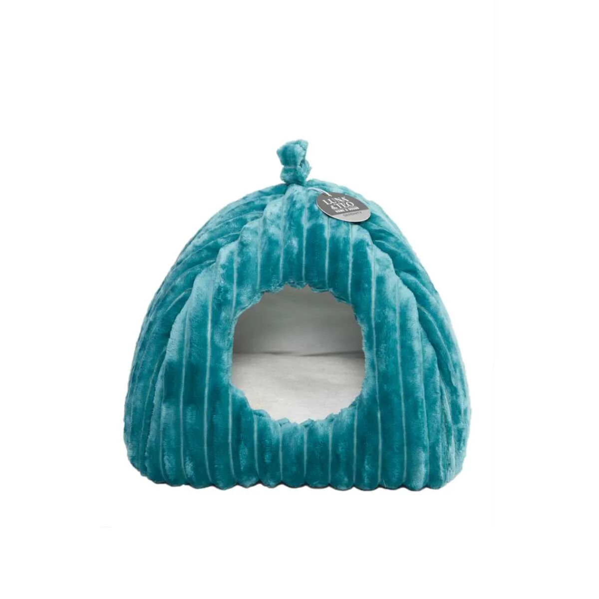 luna e teo cuccia igloo serenity per gatto verde