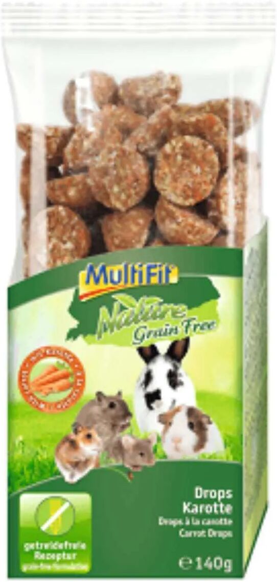 multifit snack per roditori drops mix senza cereali carote