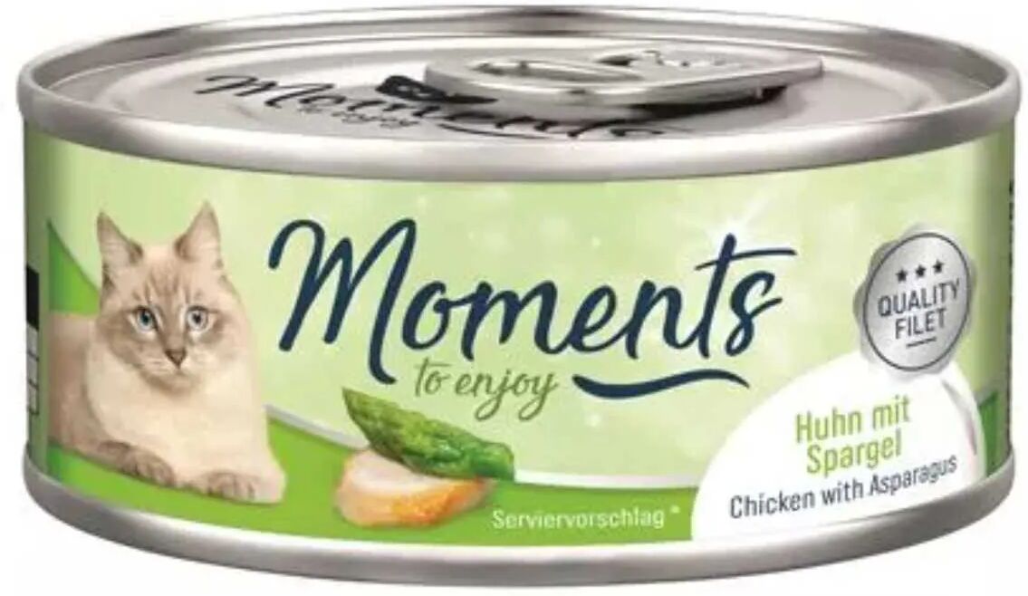 moments cat lattina multipack 12x70g pollo e asparagi