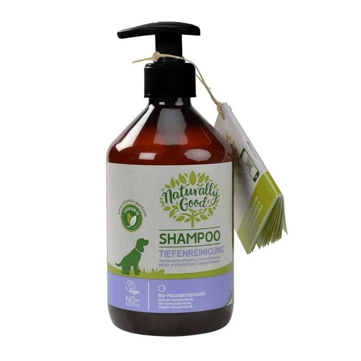 naturally good shampoo per cane pulizia profonda 500ml