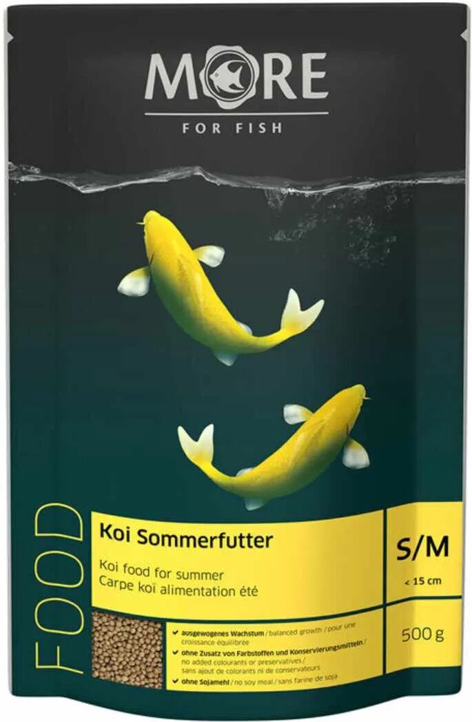 more mangime per pesce koi summer 2mm 500g