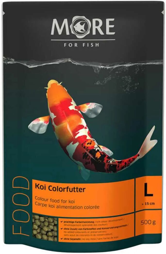 more mangime per pesce koi colour 6mm 500g