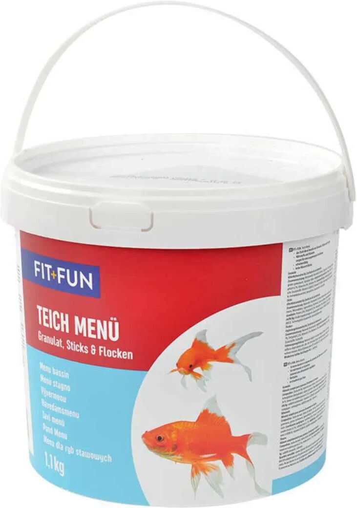 fit and fun mangime per pesci secchio menu laghetto 1.1kg