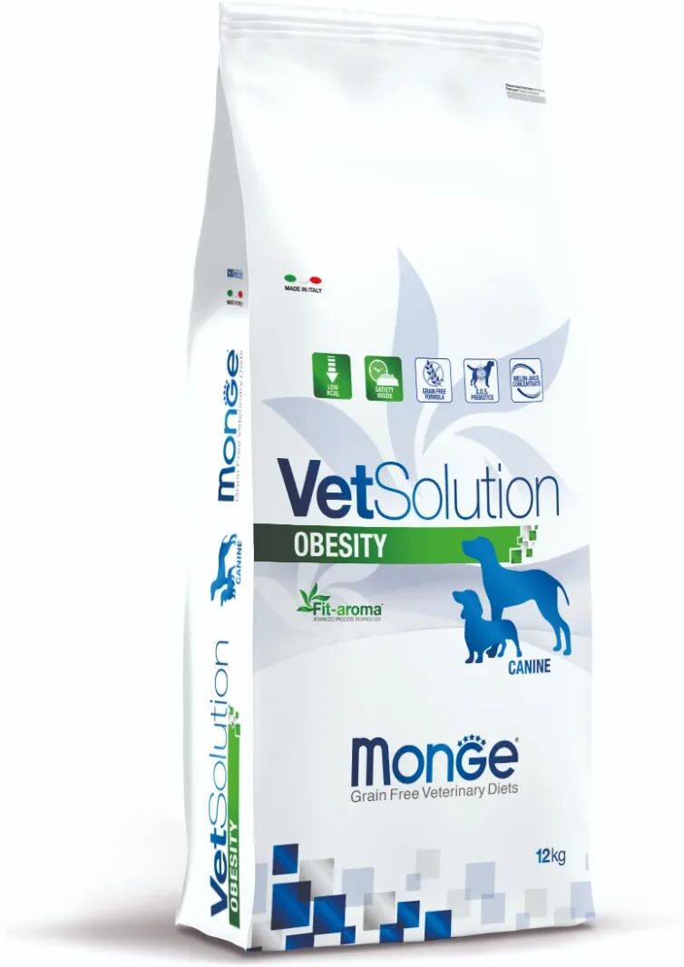 monge vet solution obesity dry dog 12kg