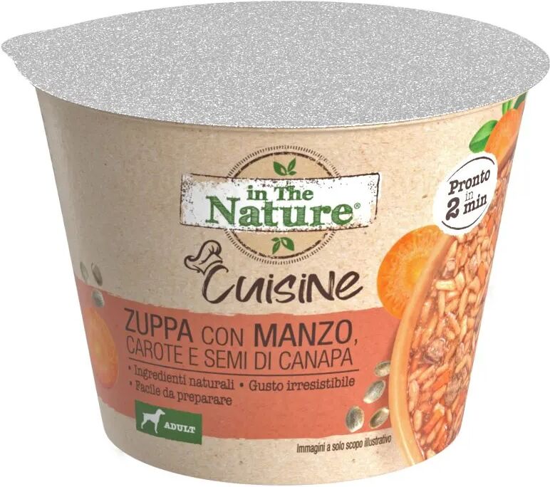 in the nature dog vaschette cuisine 25g riso e manzo